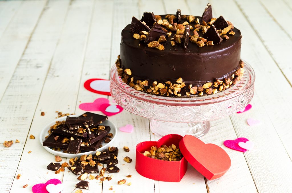 Eggless Chocolate Almond Cake | Not Out of the Box