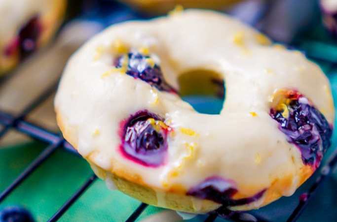 Baked Lemon Blueberry Donuts Recipe Bob S Red Mill