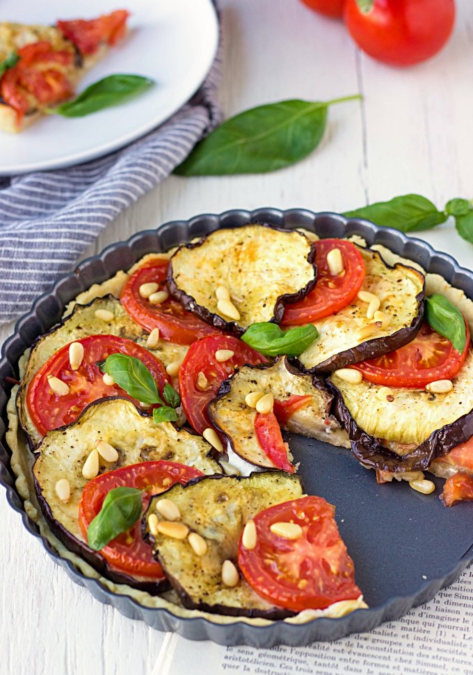 Eggplant Tart with Tomatoes and Goat Cheese | Bob's Red Mill's Recipe Box